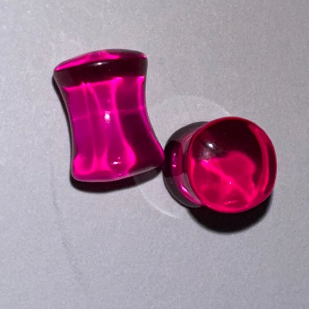 Purple 0 Gauge Uv Acrylic Flares